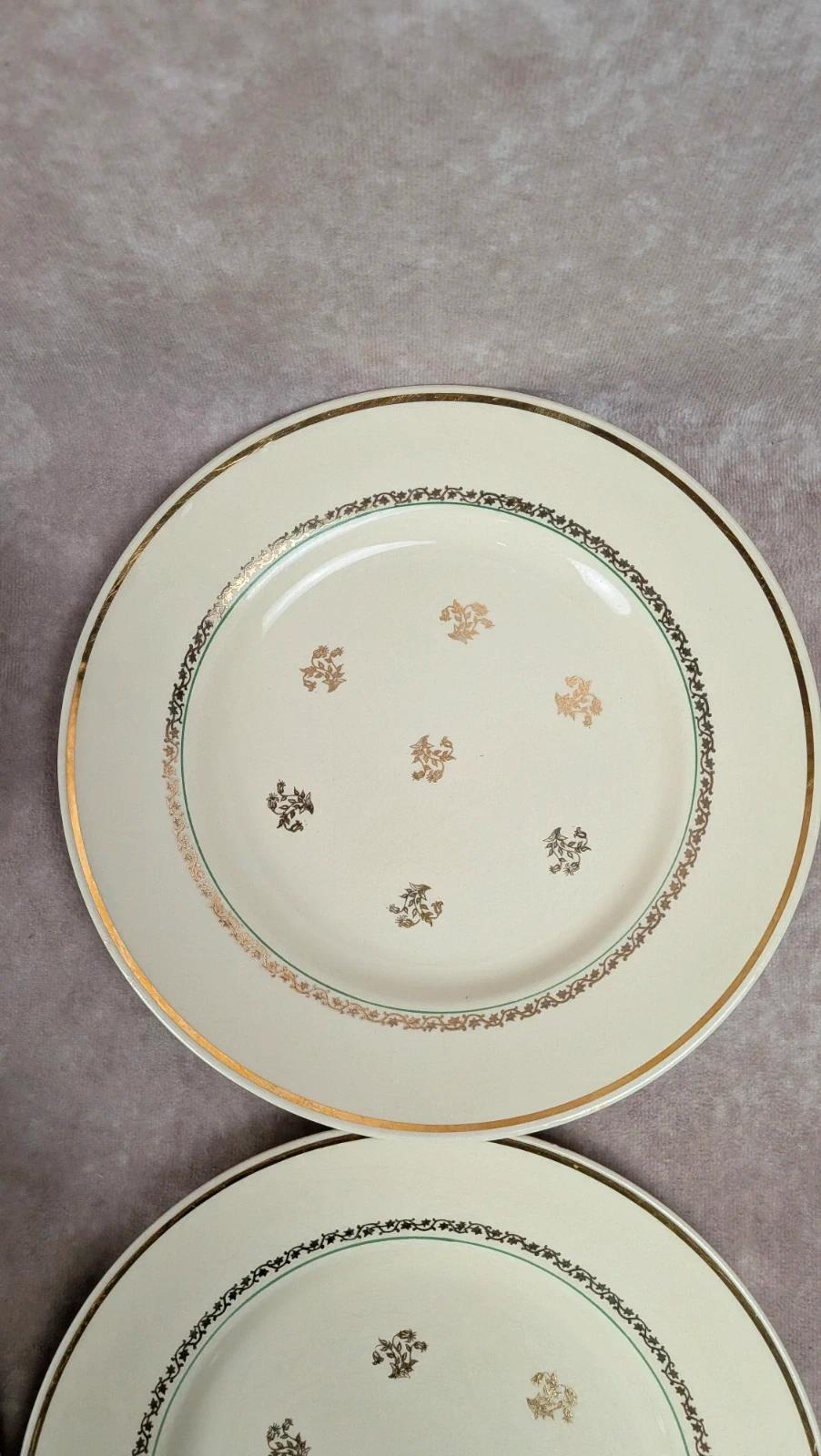 Lot de 6 assiettes plates Gien