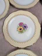 Lot de 10 assiettes à dessert L’amandinoise Coopélia vintage