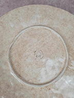 Plat ancien en faïence italienne – Gubbio – C.a.f.f.