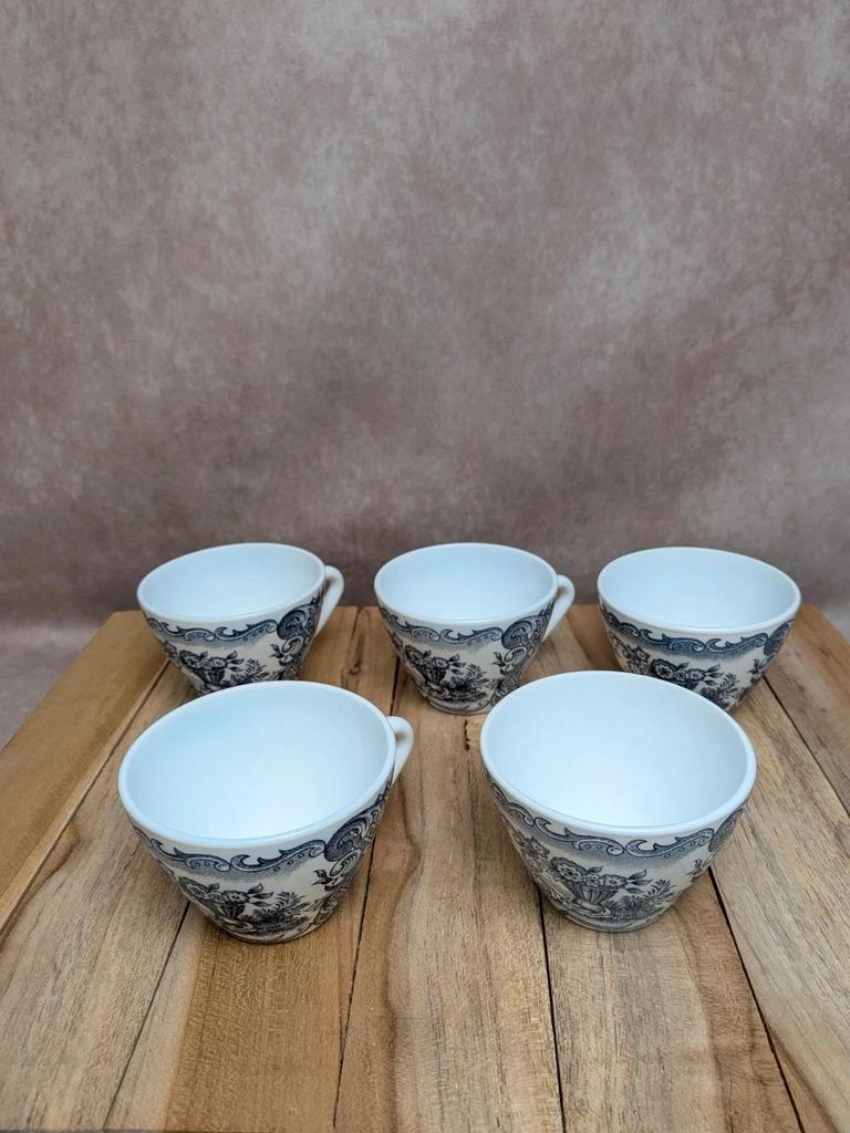 Lot 5 tasses vintage Rivanel