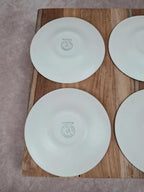 Lot de 6 tasses & sous-tasses Salins – modèle Bessans – vintage 🇫🇷
