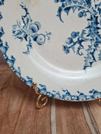 Assiette ancienne Gien modèle Chardon Terre de Fer 💙🌿