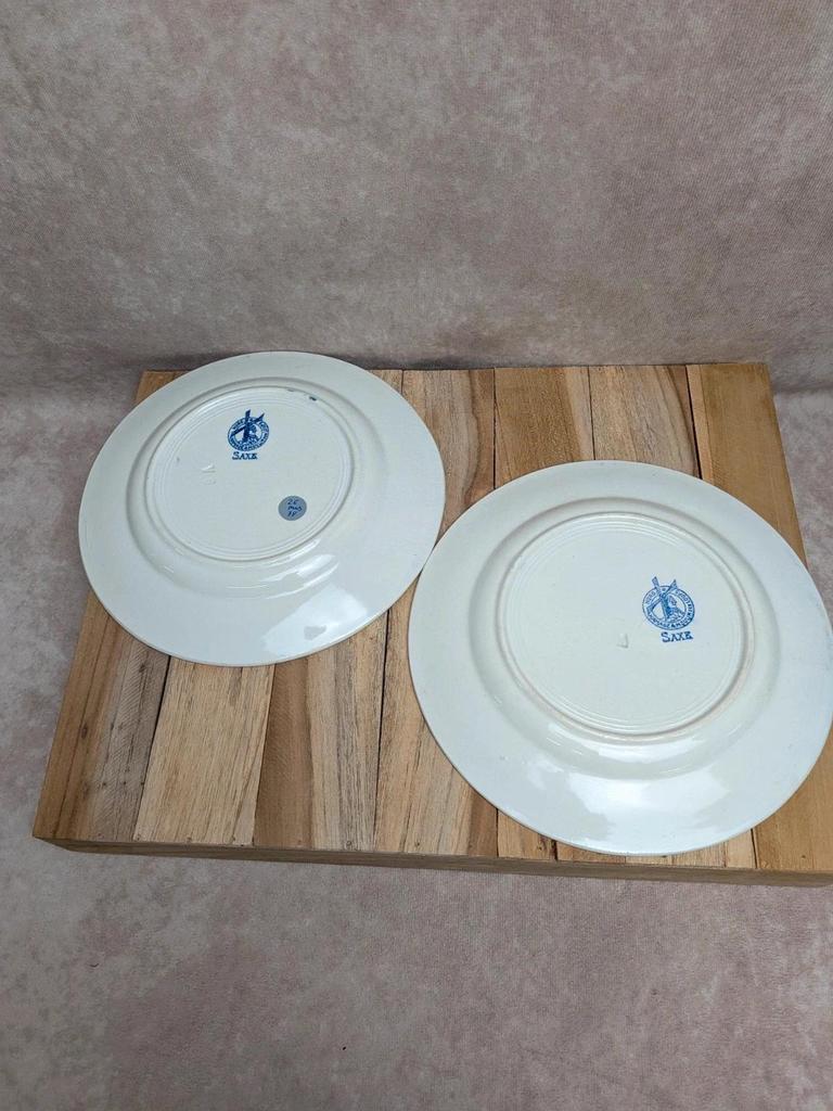 Assiettes Terre de Fer Moulin des Loups – Modèle Saxe
