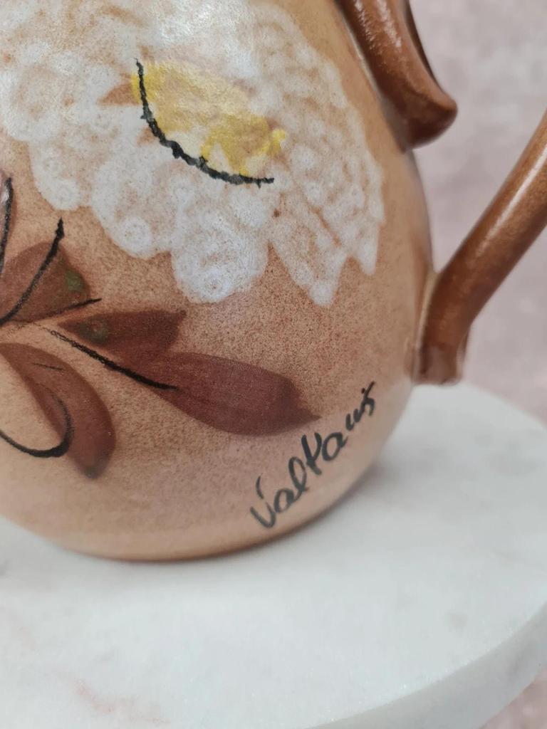 Petit pichet en grès Vallauris vintage fait main 🎨