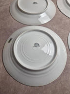 10 assiettes anciennes en porcelaine – Aux Lions de Faïence Paris – Xixe