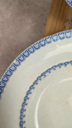 Lot de 4 assiettes anglaises anciennes – modèle Etruscan Border