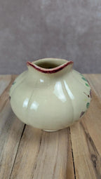 Petit pot à lait Longchamp fleuri vintage