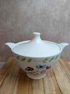Soupière ancienne en terre de fer Digoin Sarreguemines – Modèle Poupette – Vintage
