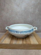 Soupière vintage Saint-amand Hamage modèle Primax bleu terre de fer