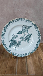 Ancienne assiette en terre de fer Saint - amand modèle “richelieu”