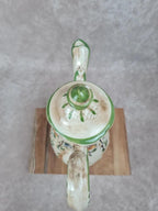 Ancienne cafetière en faïence fleurie 🎨🌸