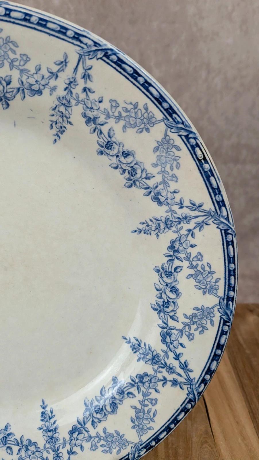 Assiette ancienne Creil & Montereau – modèle “mignon”