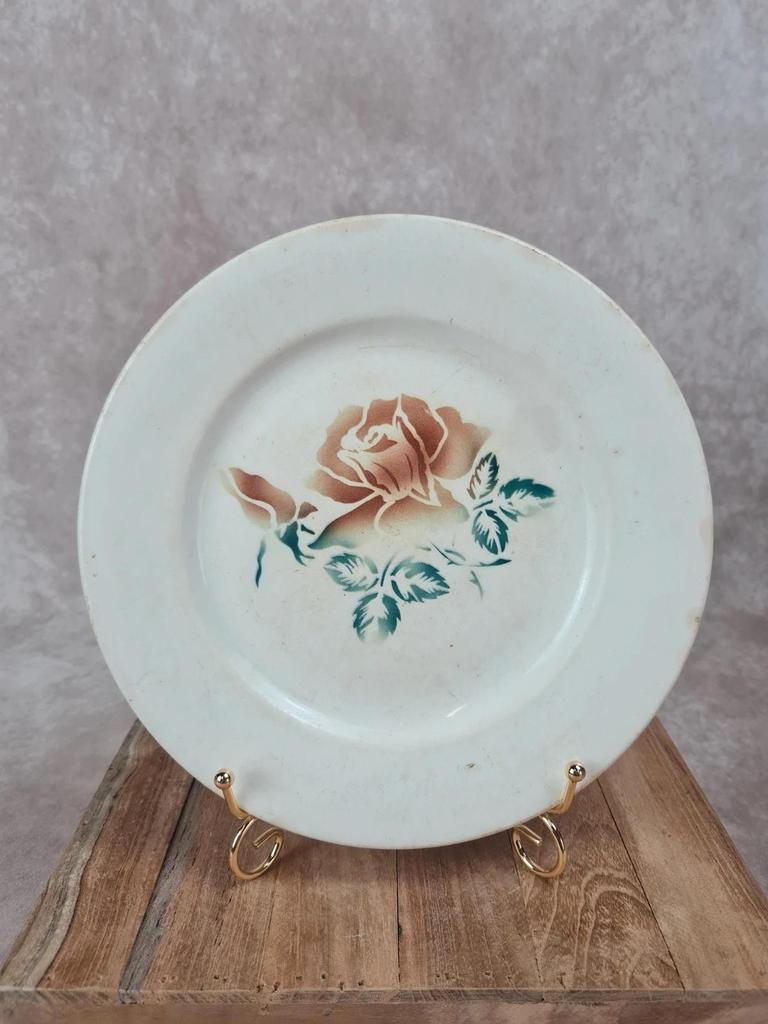 Assiette ancienne Digoin Sarreguemines – modèle Choc 1923