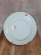 Assiette ancienne Kg Lunéville Badonvillers décor oiseaux