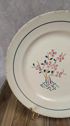 Assiette ancienne K&g Lunéville – modèle Lorraine