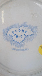 Assiette ancienne Sarreguemines – Modèle “flore”