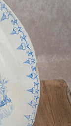 Assiette ancienne Sarreguemines – Modèle “flore”
