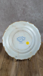 Assiette ancienne Sarreguemines – Modèle “flore”