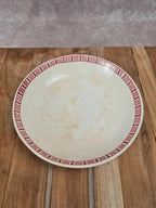 Assiette creuse ancienne Villeroy & Boch Mettlach – Modèle Blanca