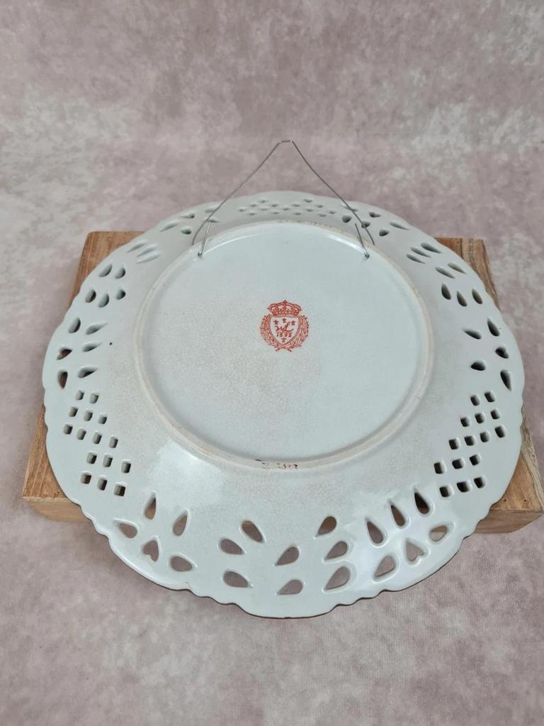 Assiette décorative ajourée style vintage Wong Lee 1895 🪻