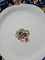 Assiette faïence Renoleau Angoulême 🏵 décor Rouen peint main