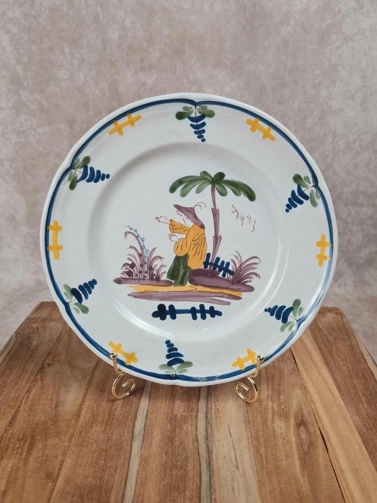 Assiette Faïencerie de Pornic
