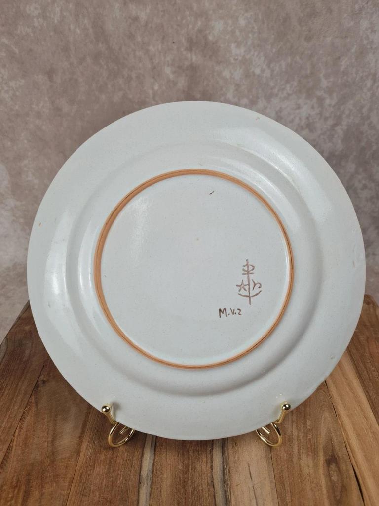 Assiette Faïencerie de Pornic