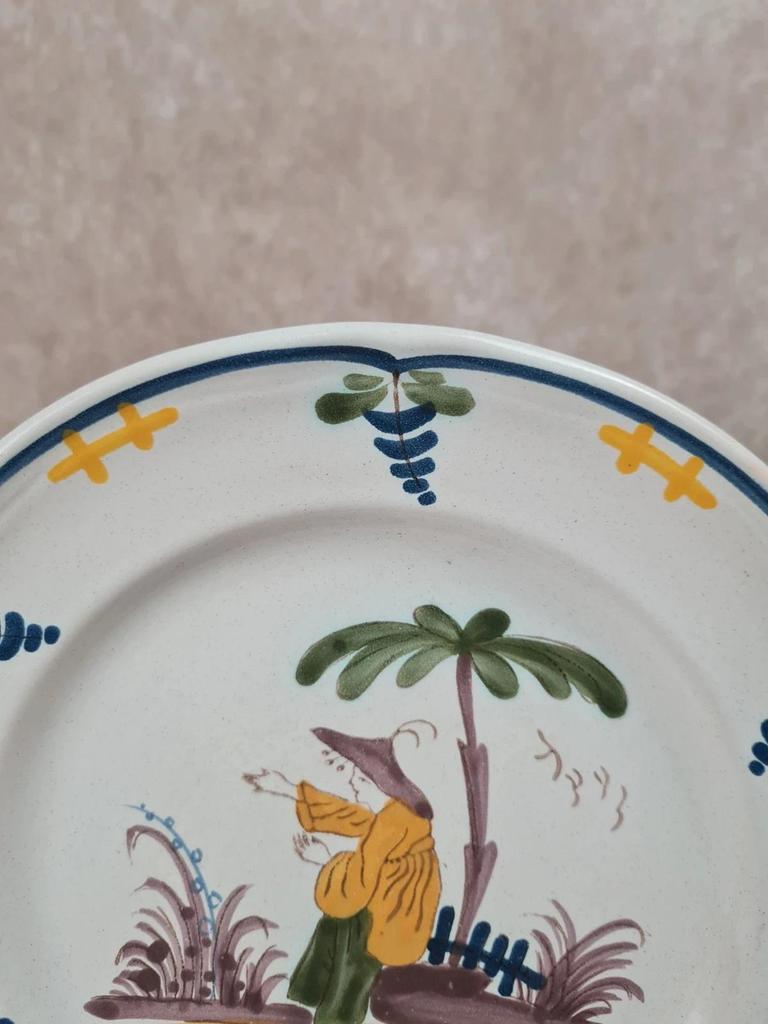 Assiette Faïencerie de Pornic