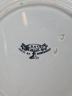 Assiette parlante ancienne Creil et Montereau – L.m & Cie – Scène humoristique Xixe