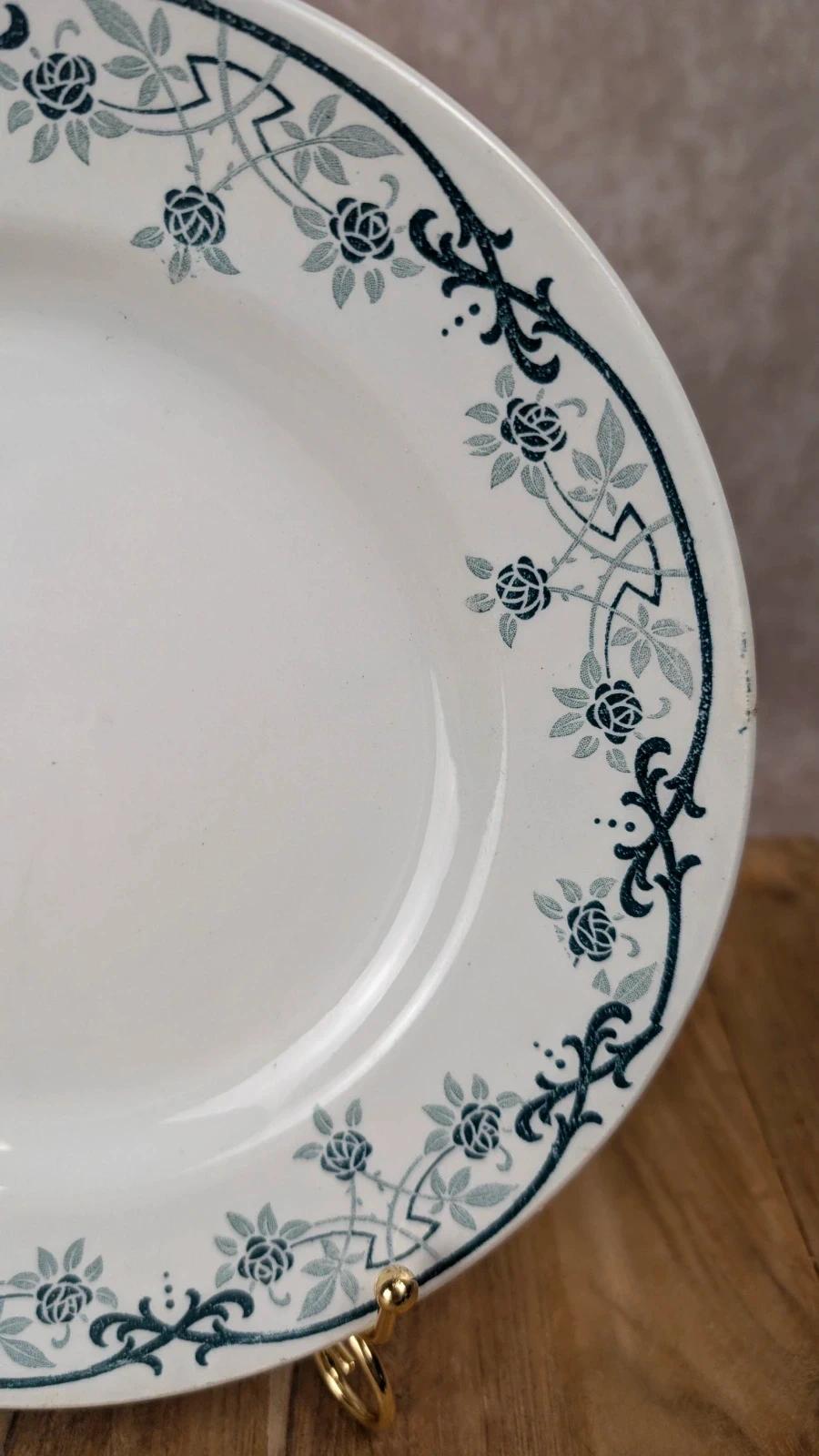 Assiette plate Moulin des Loups – Modèle Blériot