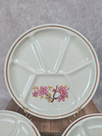 Assiettes compartimentées Gien vintage 🌸 Lot de 6