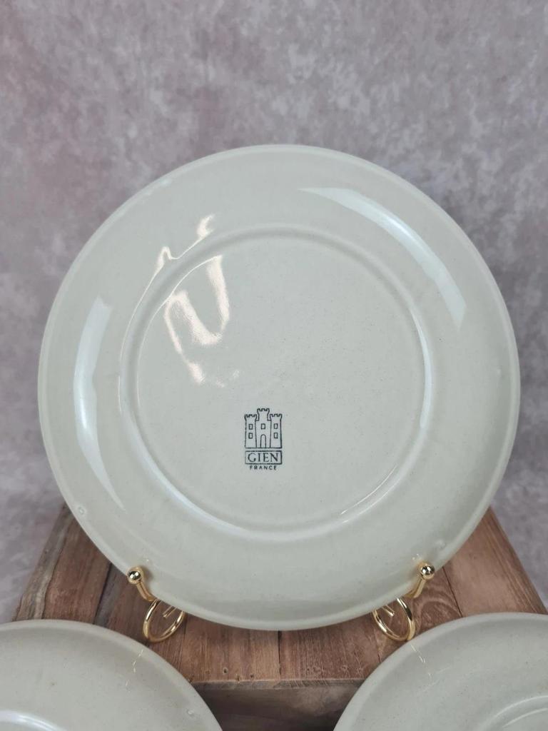 Assiettes compartimentées Gien vintage 🌸 Lot de 6