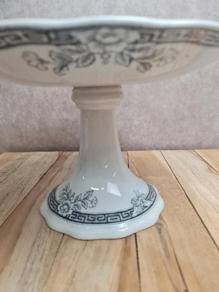 Compotier sur pied anglais B.w.m & Co modèle Lima – terre de fer anglaise vers 1868