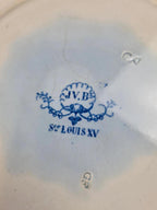 Assiettes anciennes Jules Vieillard Bordeaux – Service “louis Xv” lot de 5