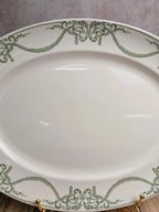 Grand plat ovale Terre de fer Creil et Montereau Labrador – Service Napoléon Ier