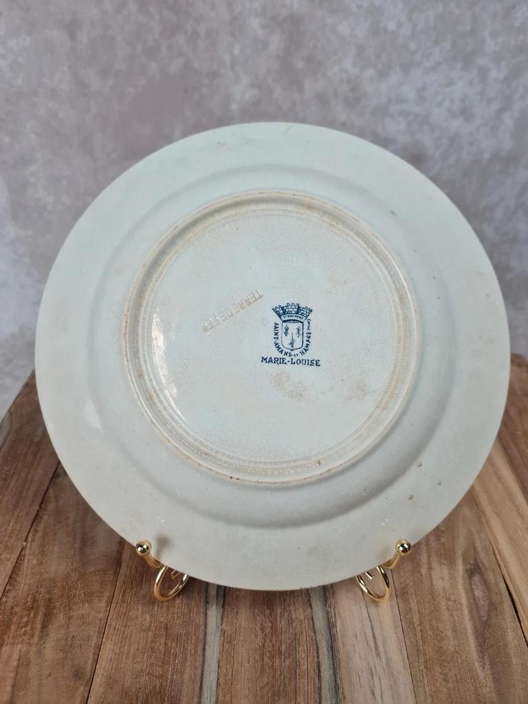 Assiette creuse ancienne Saint-amand modèle Marie-louise 🌸