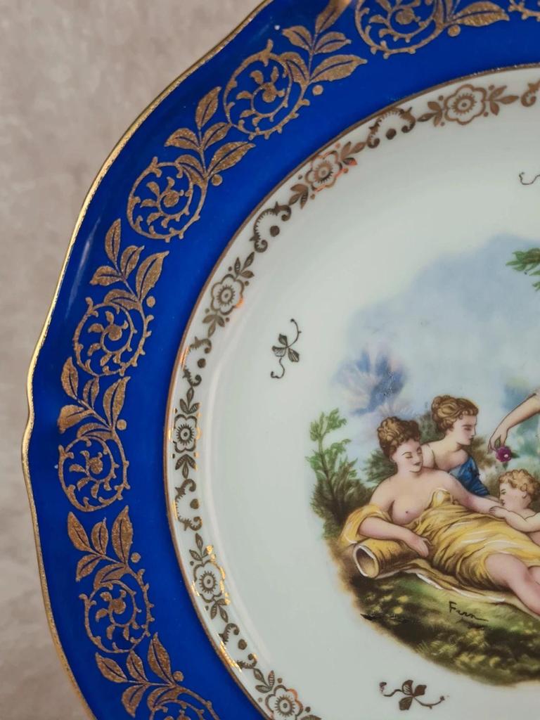 Assiette décorative – Porcelaine de Limoges Singer, Paris