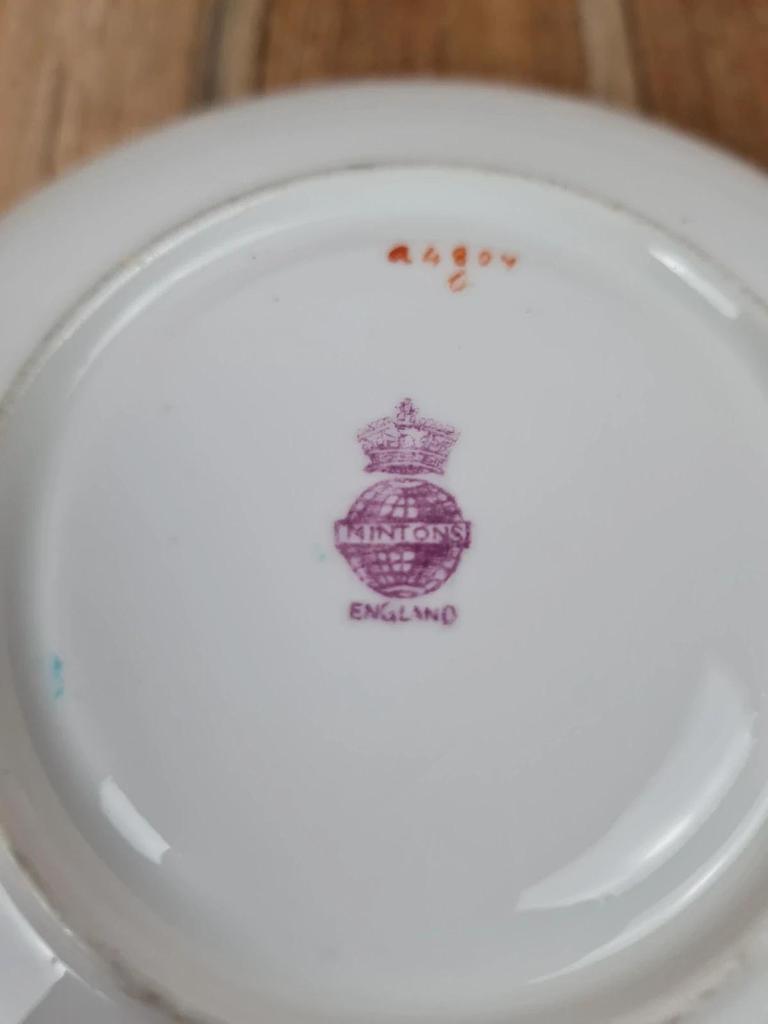 🫖 Tasse & sous-tasse Minton – Porcelaine fine anglaise