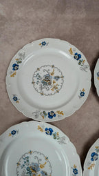 Lot de 5 assiettes à dessert anciennes Limoges U.l.i.m