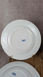 4 Assiettes anciennes Luneville – Modèle Mazarin