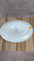Saucière ancienne Boch décor bleu – charme campagne chic