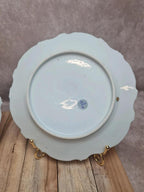 Lot de 2 assiettes anciennes décor japonisant peint main – relief & dorure