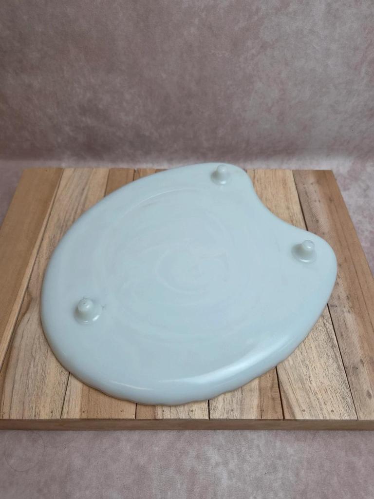 Service à œufs ancien Vallérysthal en opaline – poule et 6 coquetiers