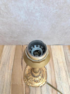 Pied de lampe vintage doré style Louis Xvi – lampe de table rétro