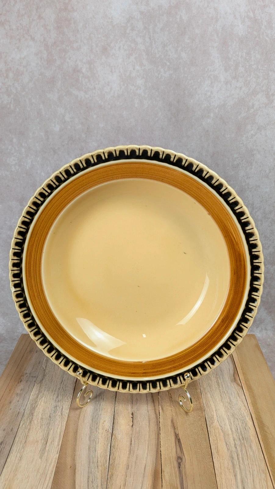 Plat de service Gien faïence ancienne