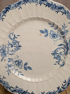 Assiette ancienne en terre de fer Clairefontaine, modèle Montespan