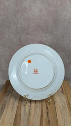 Grande assiette chinoise peinte à la main