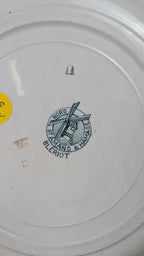 Assiette plate Moulin des Loups – Modèle Blériot