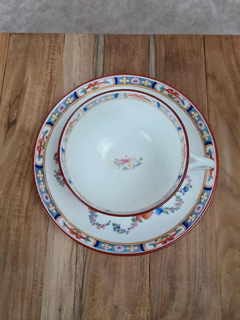🫖 Tasse & sous-tasse Minton – Porcelaine fine anglaise