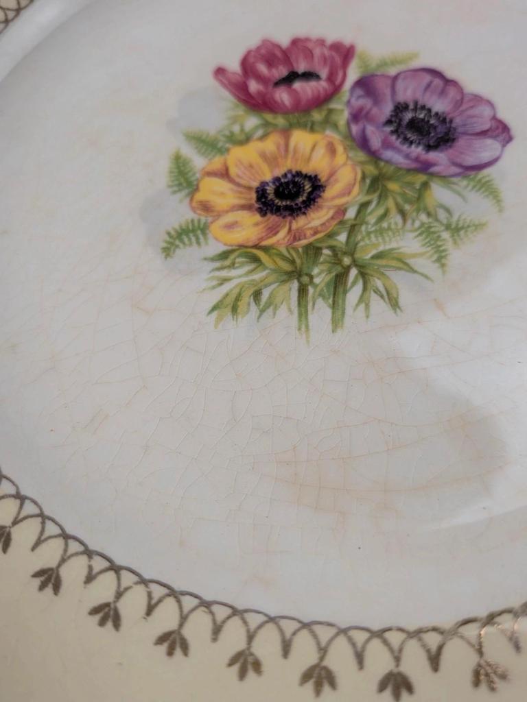 Lot de 10 assiettes à dessert L’amandinoise Coopélia vintage